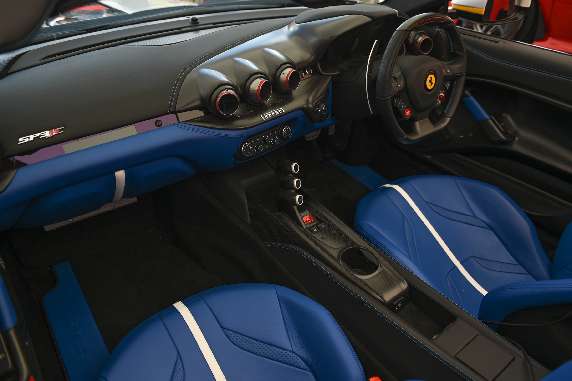 Ferrari SP3JC - interior Goodwood 2019