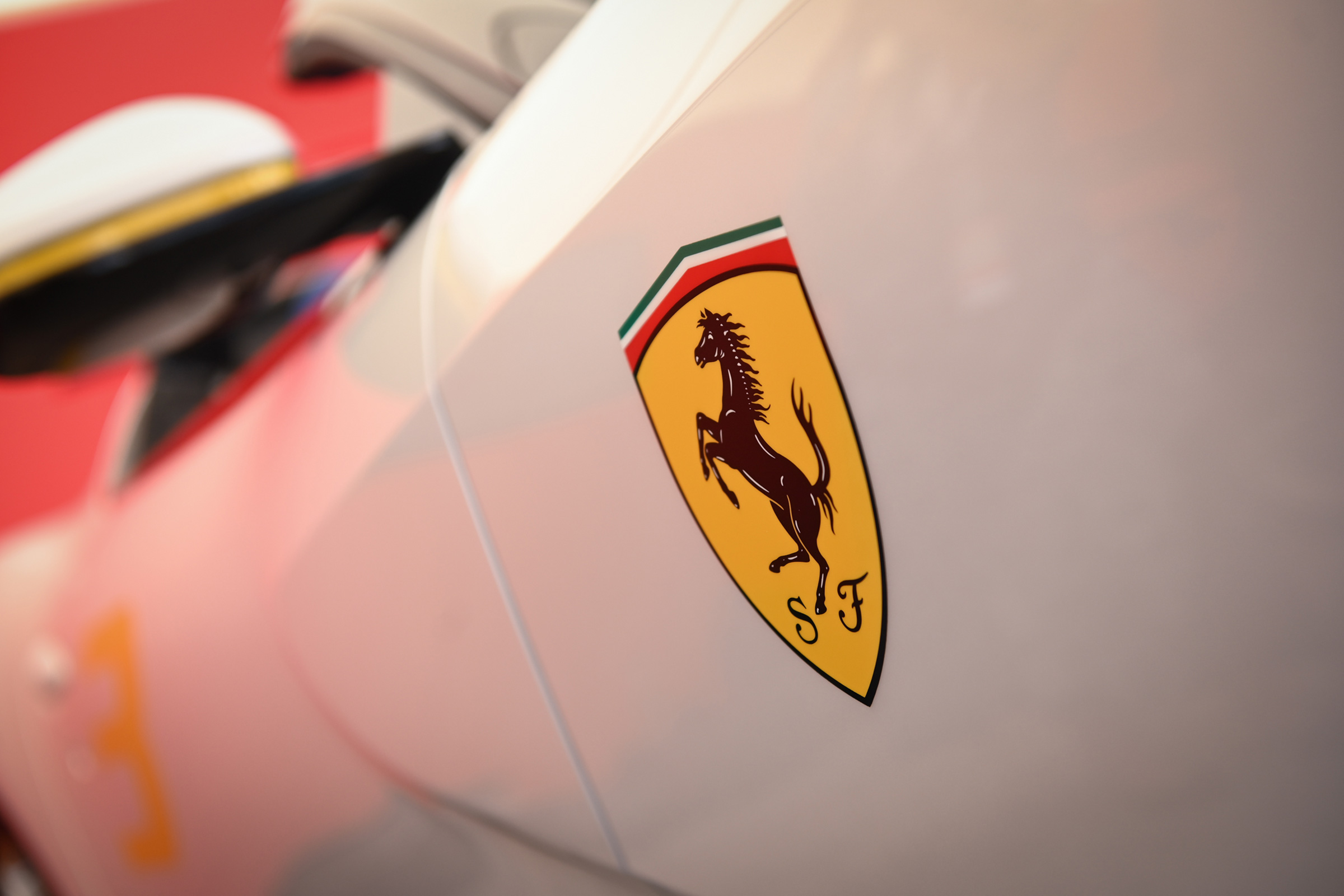 Ferrari SP3JC - badge Goodwood 2019