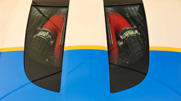 Ferrari SP3JC - engine cover Goodwood 2019