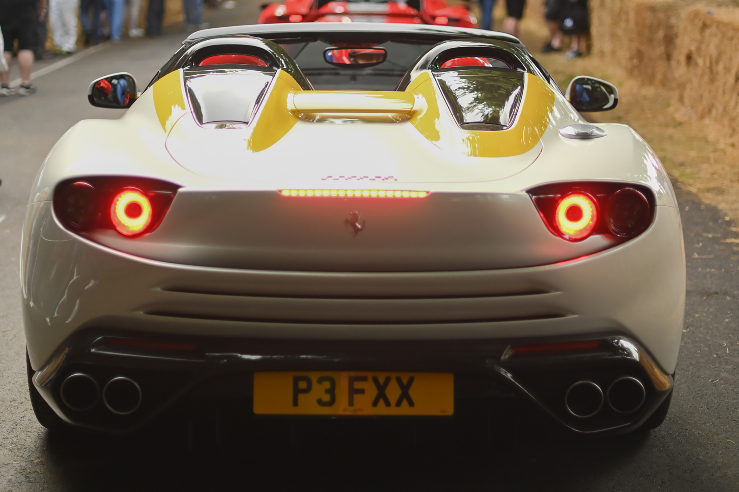 Ferrari SP3JC - rear static Goodwood 2019