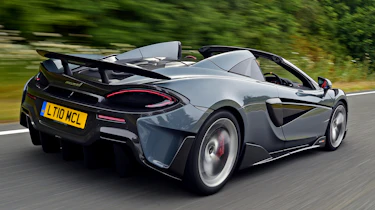 McLaren 600LT Spider - rear tracking