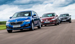 Skoda Scala VW Golf Kia Ceed group