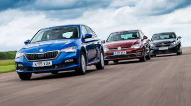 Skoda Scala VW Golf Kia Ceed group