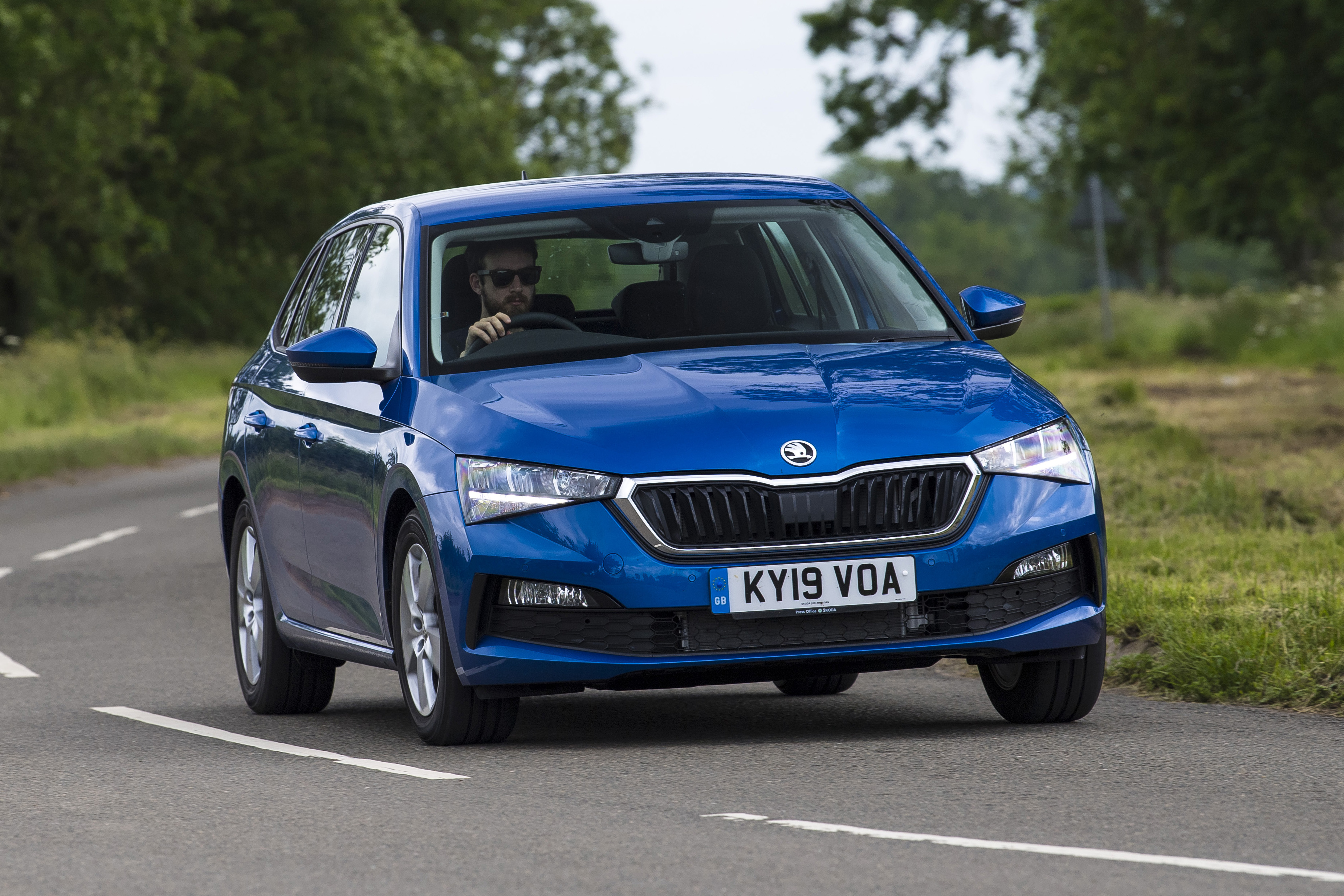 Skoda Scala front cornering