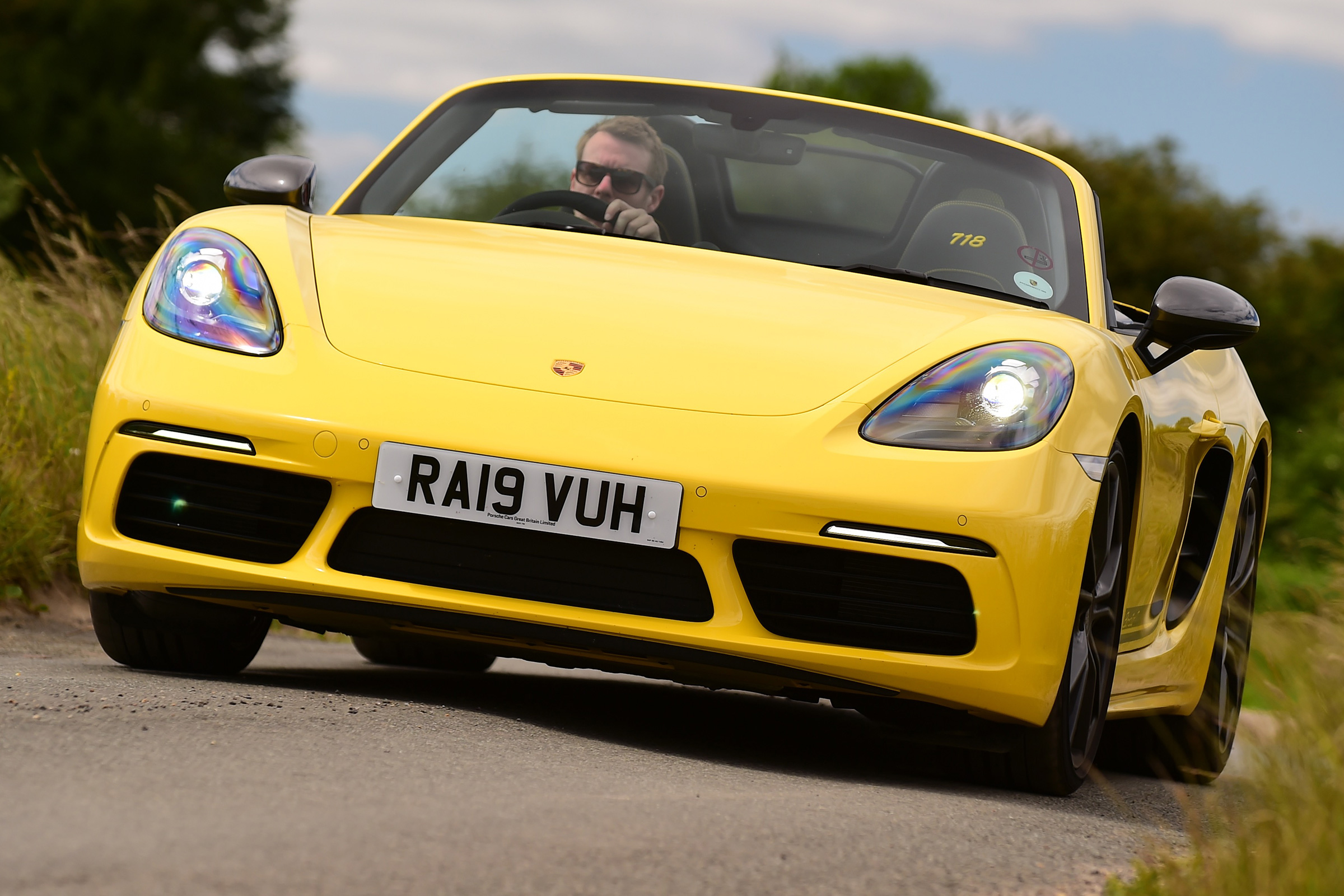 Porsche Boxster T - front tracking 