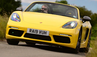 Porsche Boxster T - front tracking