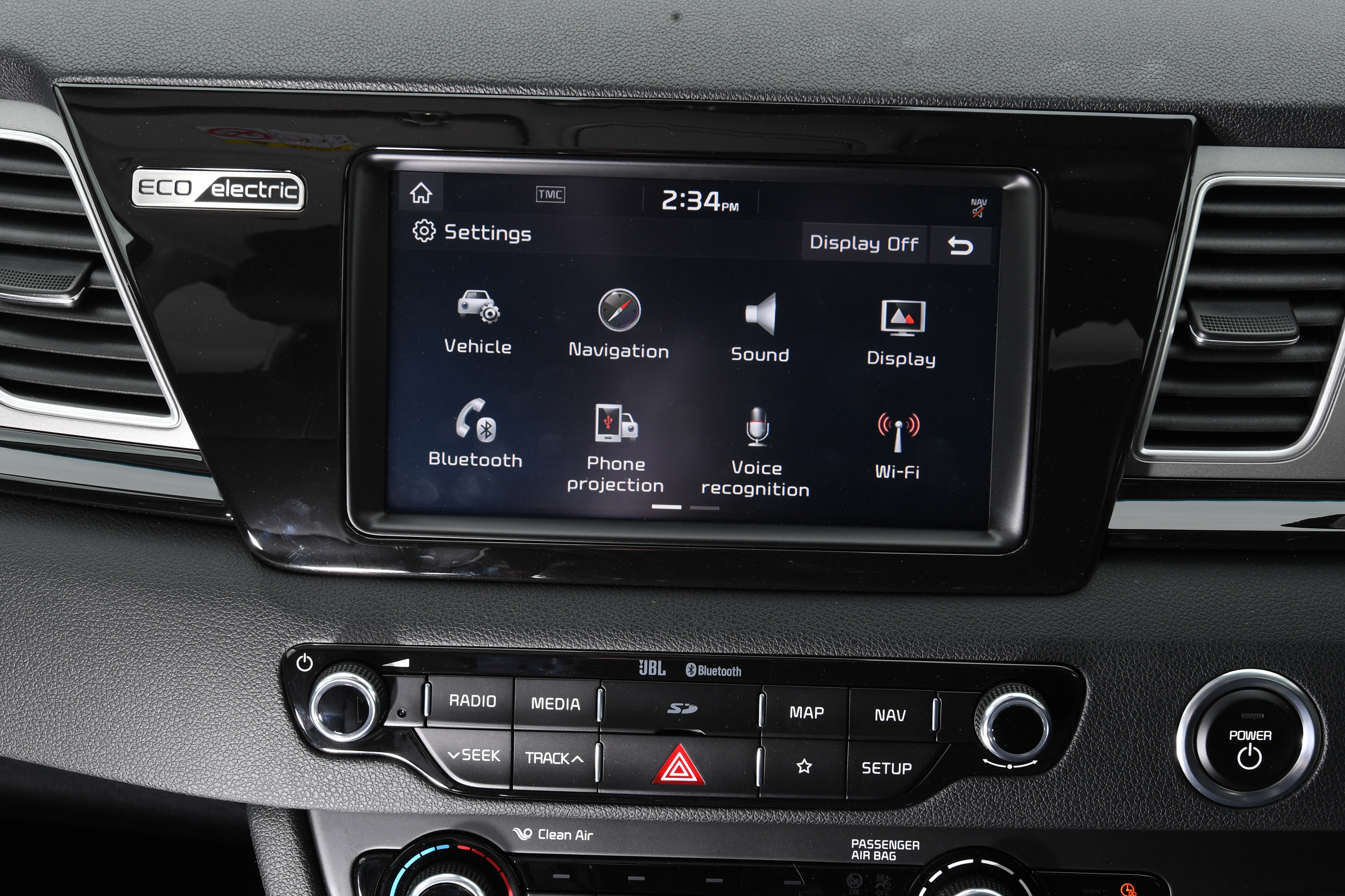 Kia e-Niro screen