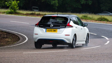 Nissan Leaf rear cornering