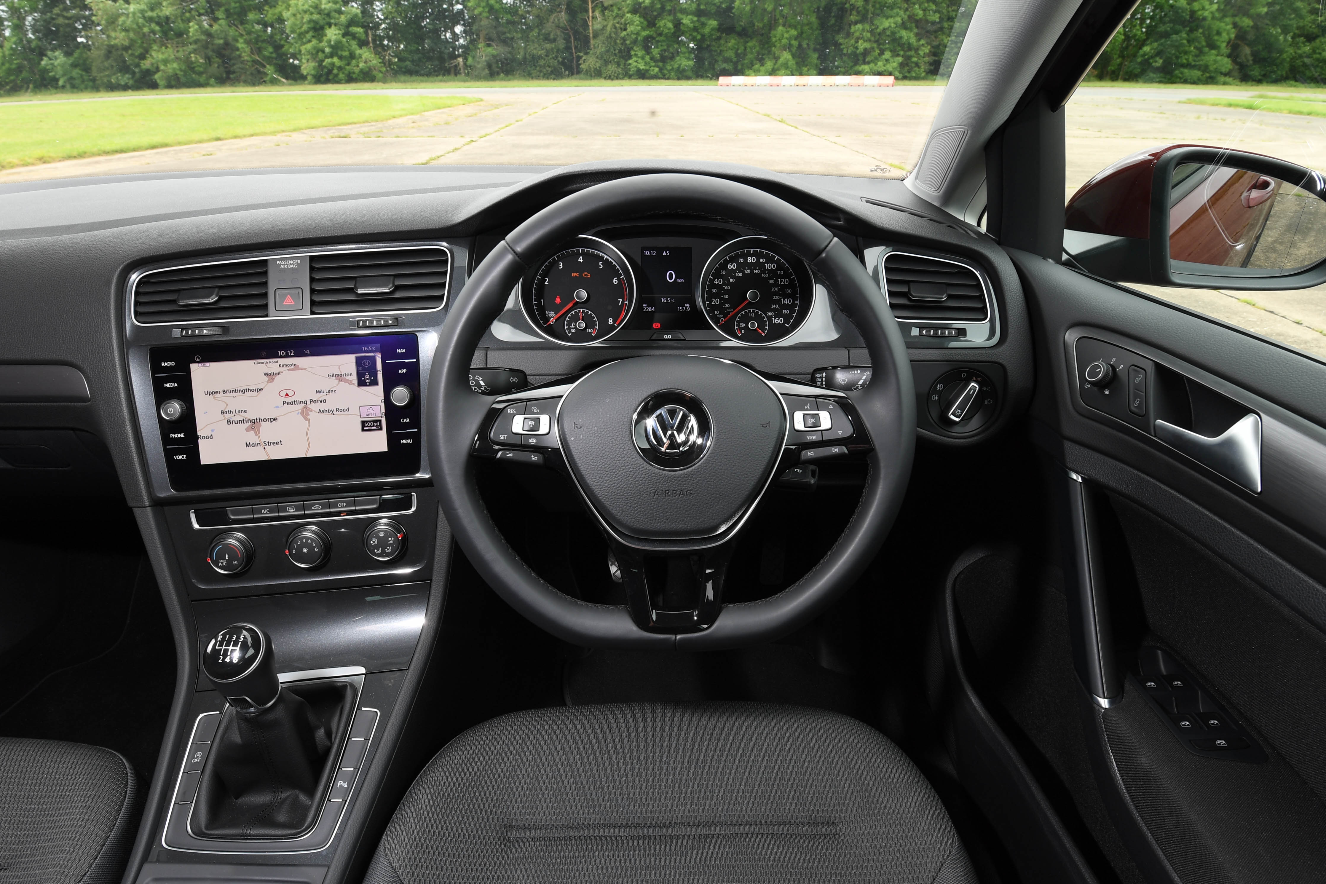VW Golf interior