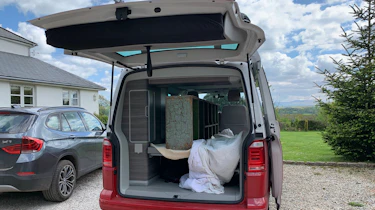 Volkswagen California Ocean long termer - loading up