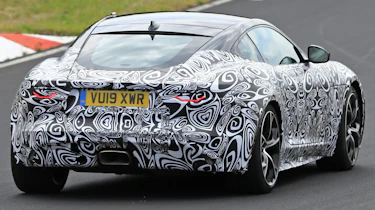 Jaguar F-Type - spied - rear 3/4 tracking