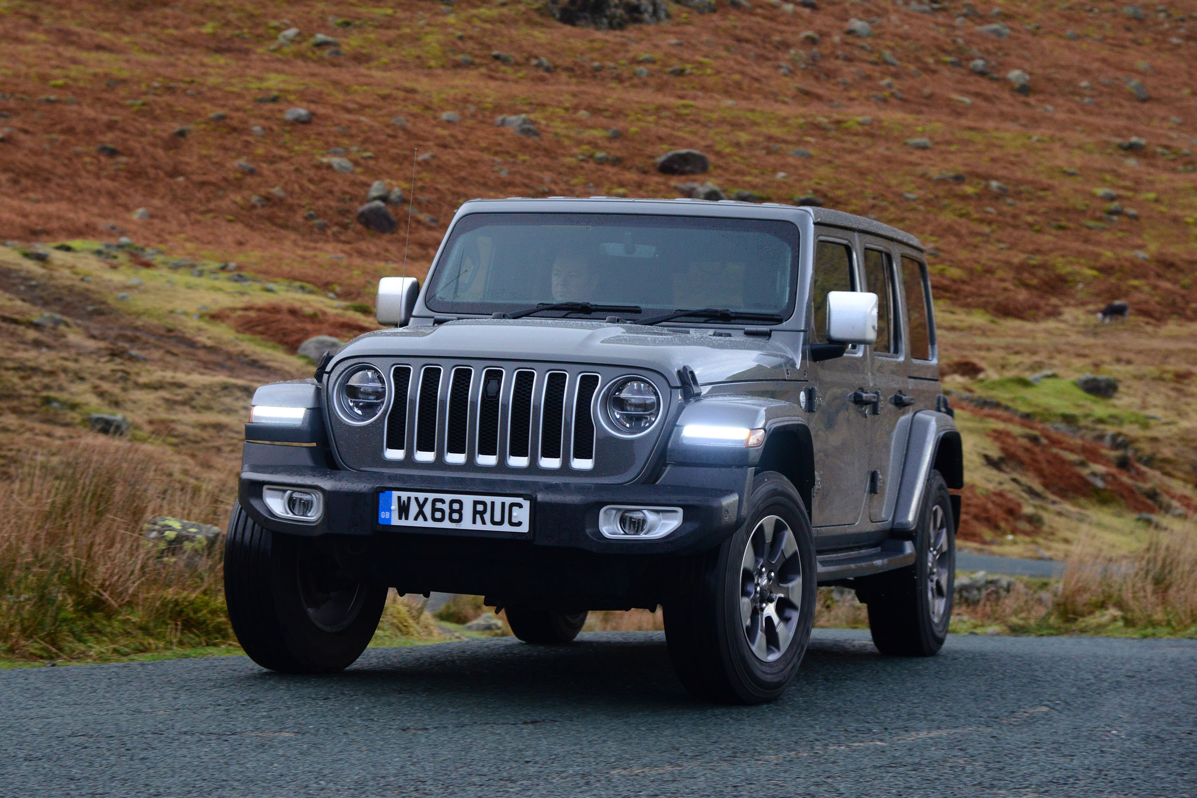 Jeep Wrangler front three-quarter