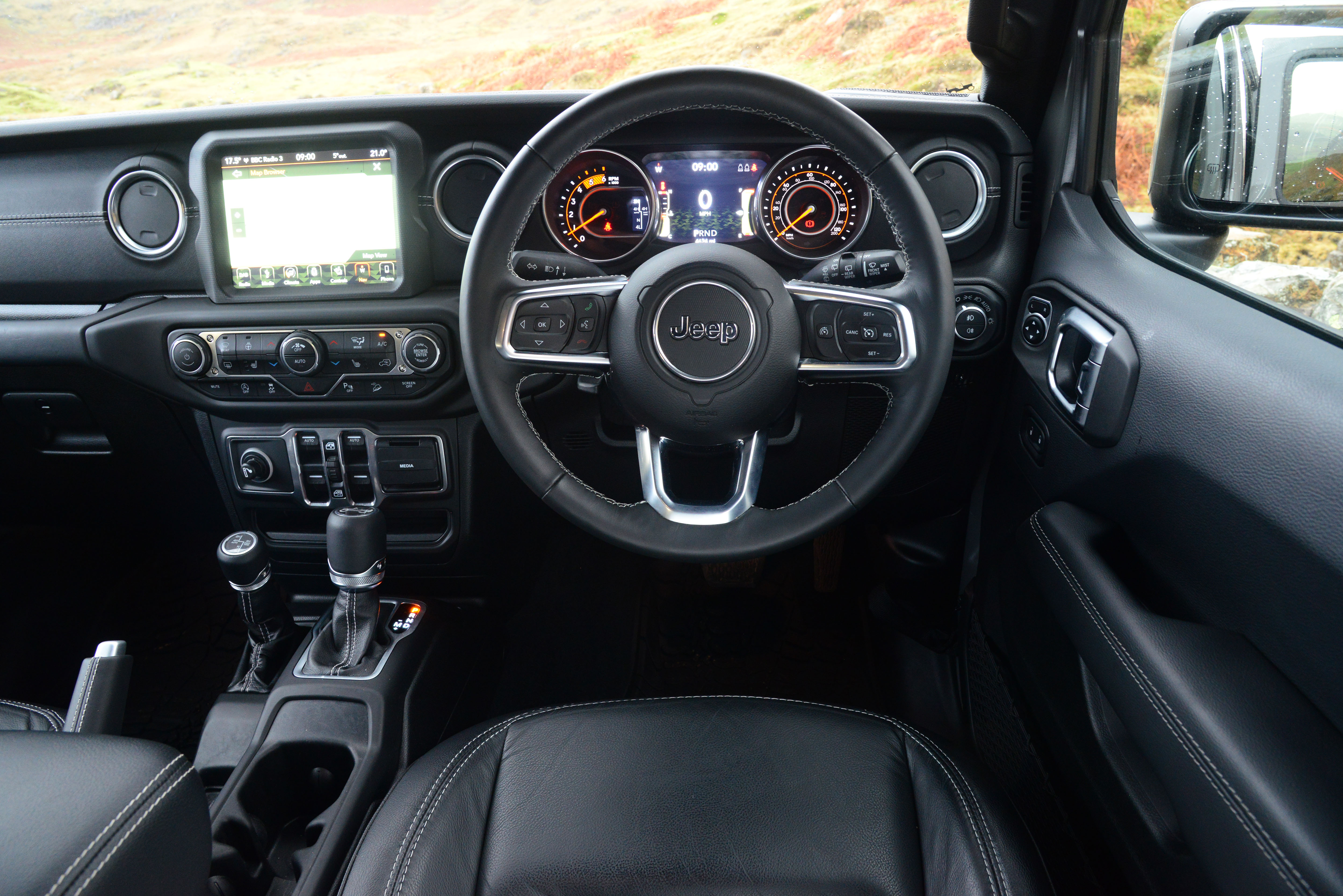 Jeep Wrangler interior