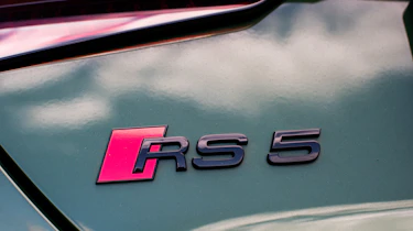 Audi RS 5 Sportback badge rear