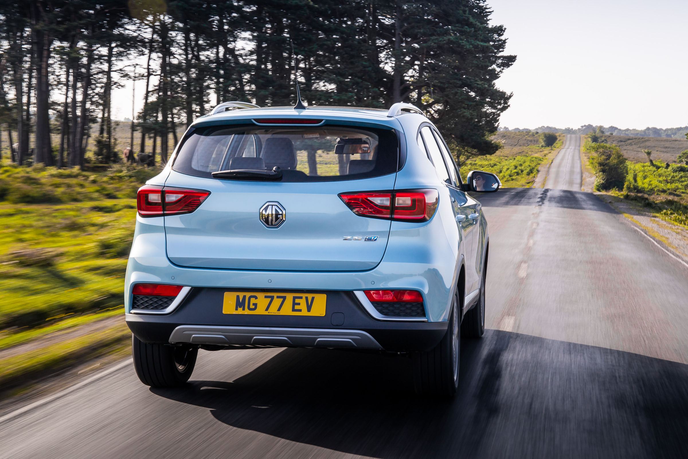 MG ZS EV rear