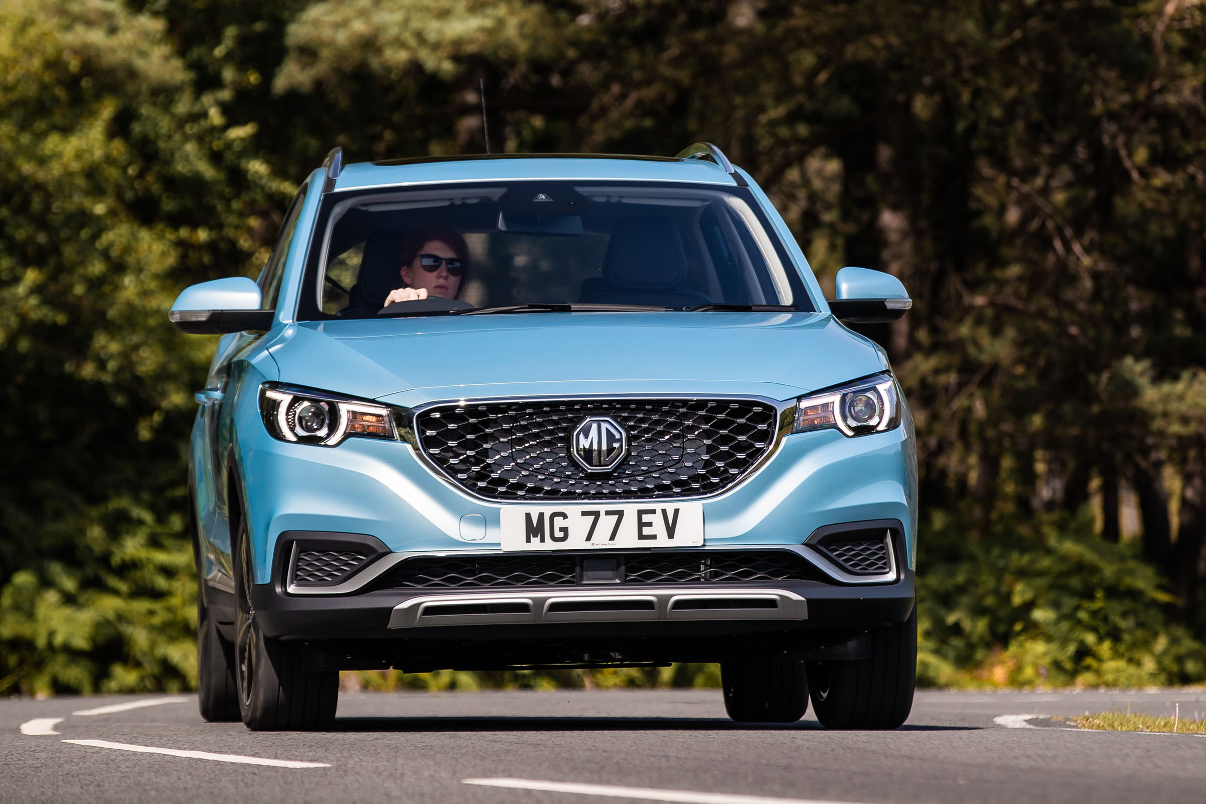 MG ZS EV front