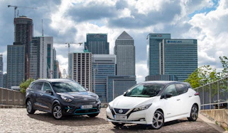 Nissan Leaf Kia e-Niro twin test