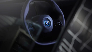 BMW iNEXT steering wheel teaser