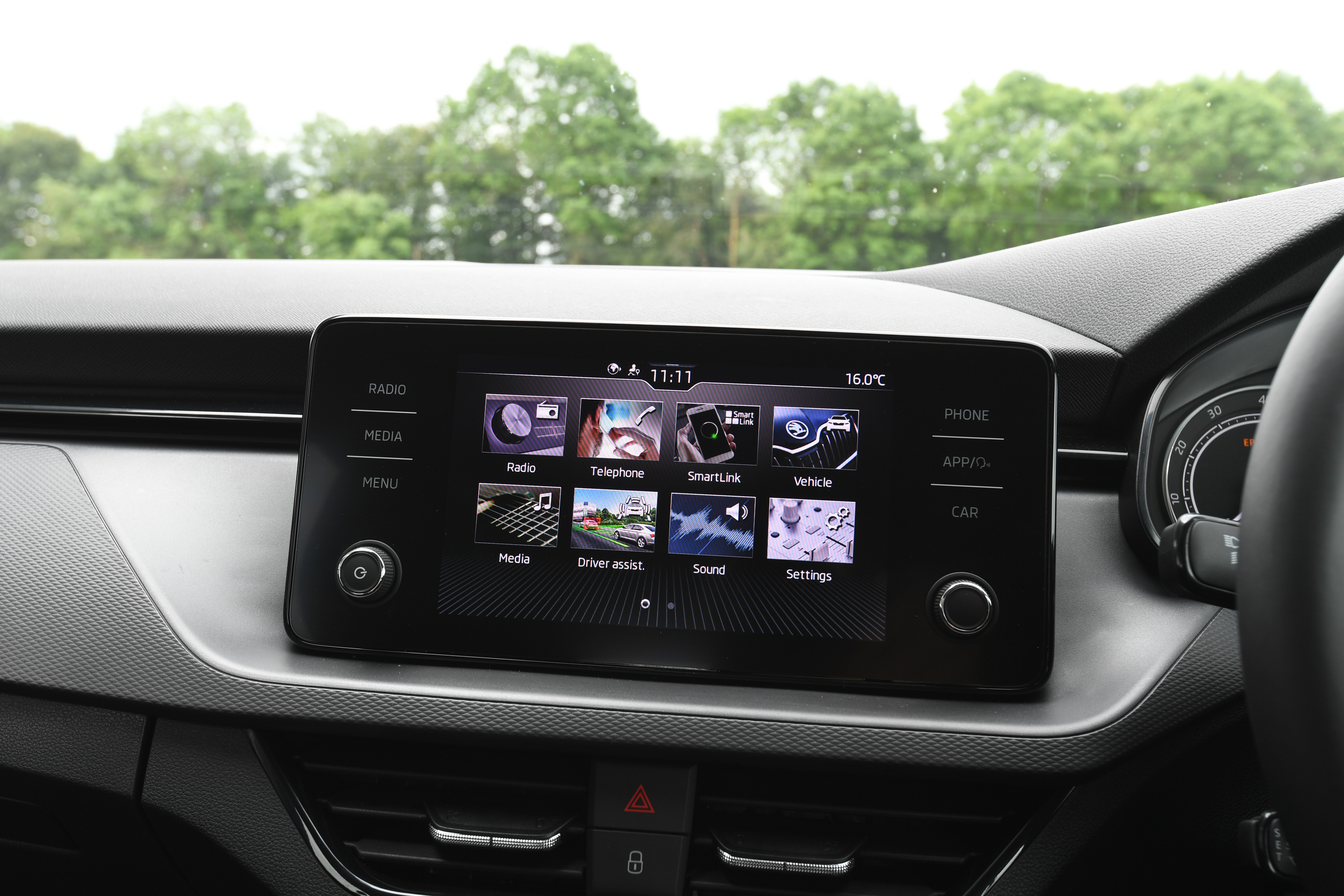 Skoda Scala infotainment