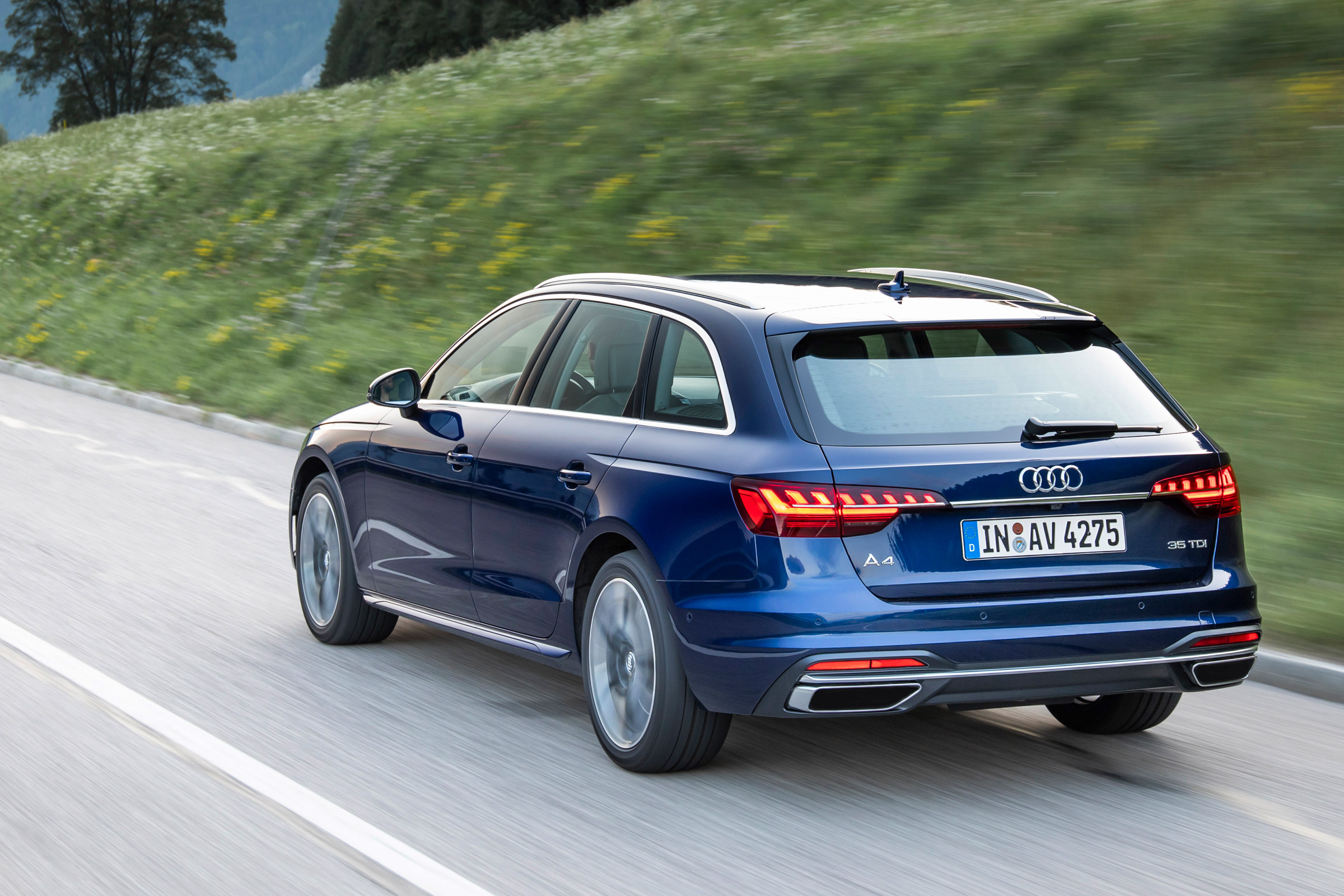 New Audi A4 Avant 2019 rear