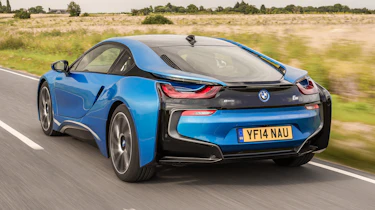 Used BMW i8 - rear action
