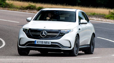 Mercedes EQC - front cornering