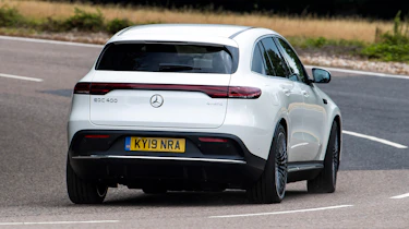 Mercedes EQC - rear cornering