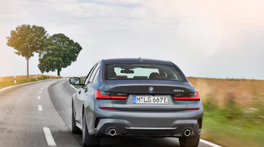 BMW 330e - full rear