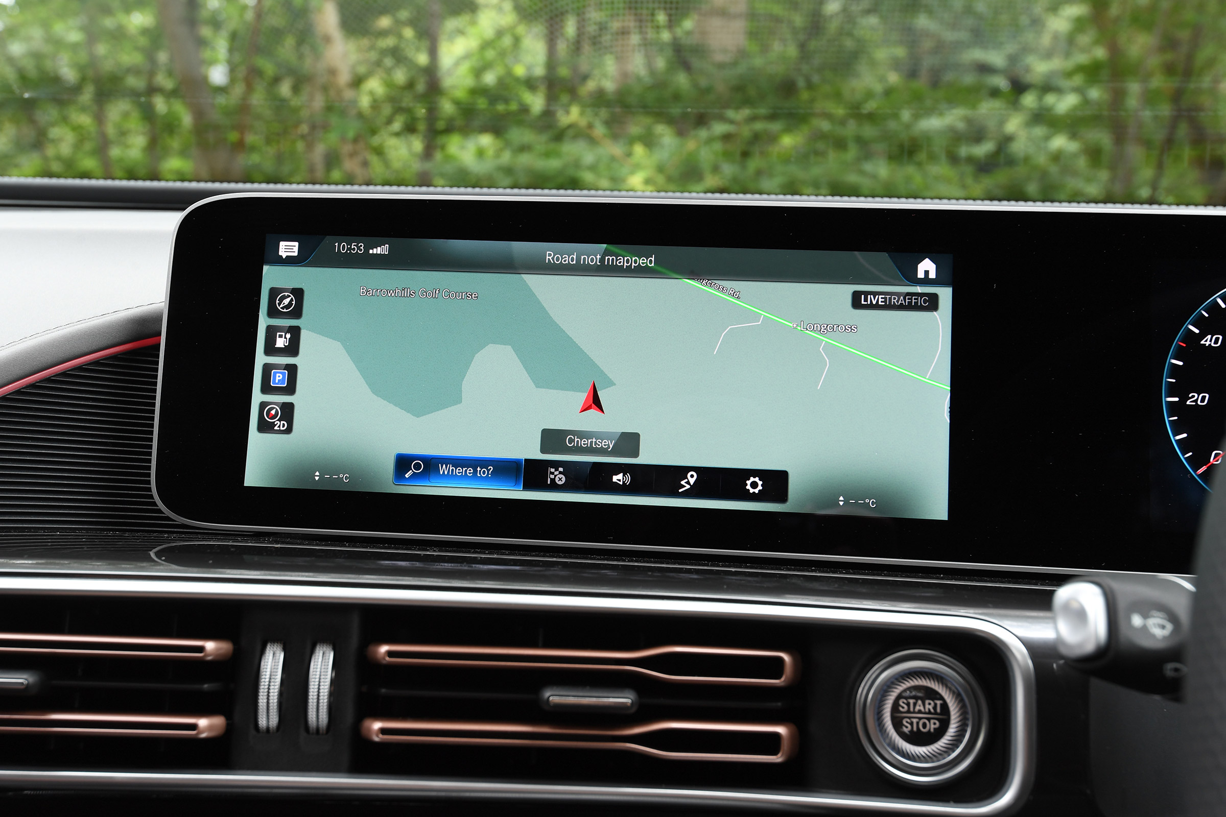 Mercedes EQC - sat-nav