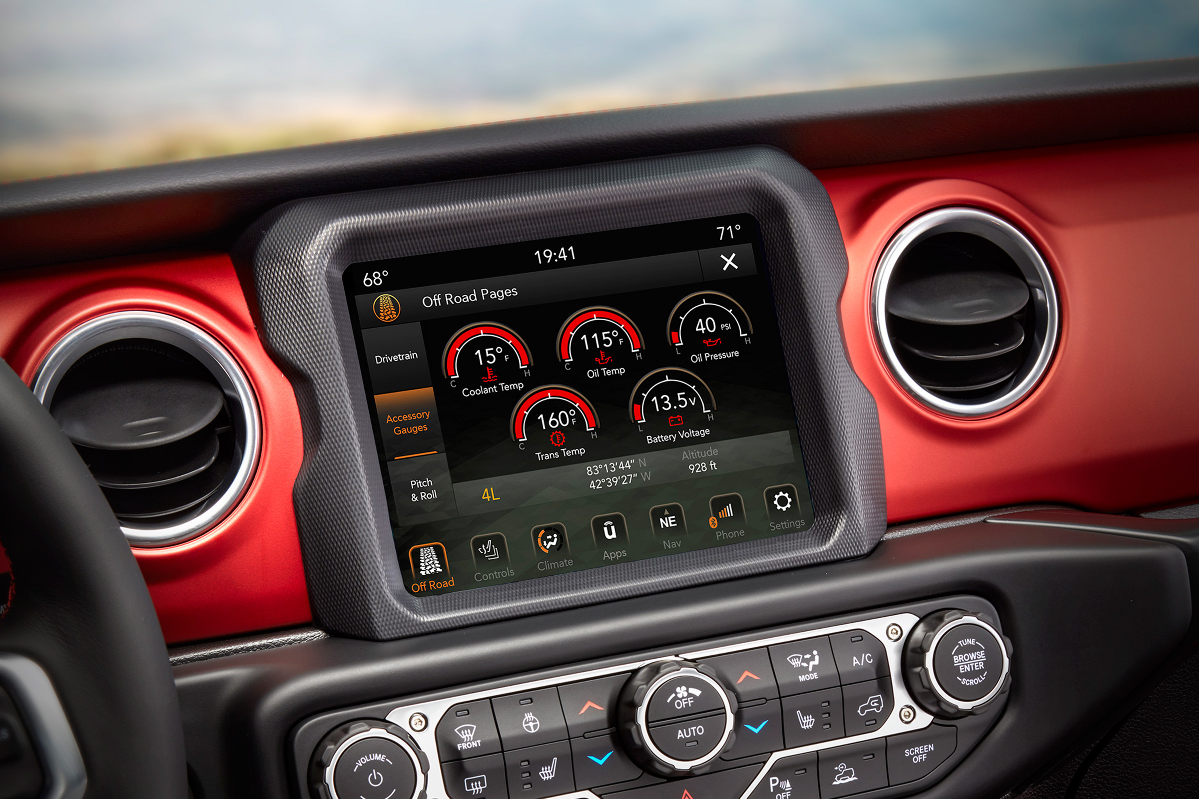 Jeep Gladiator - infotainment