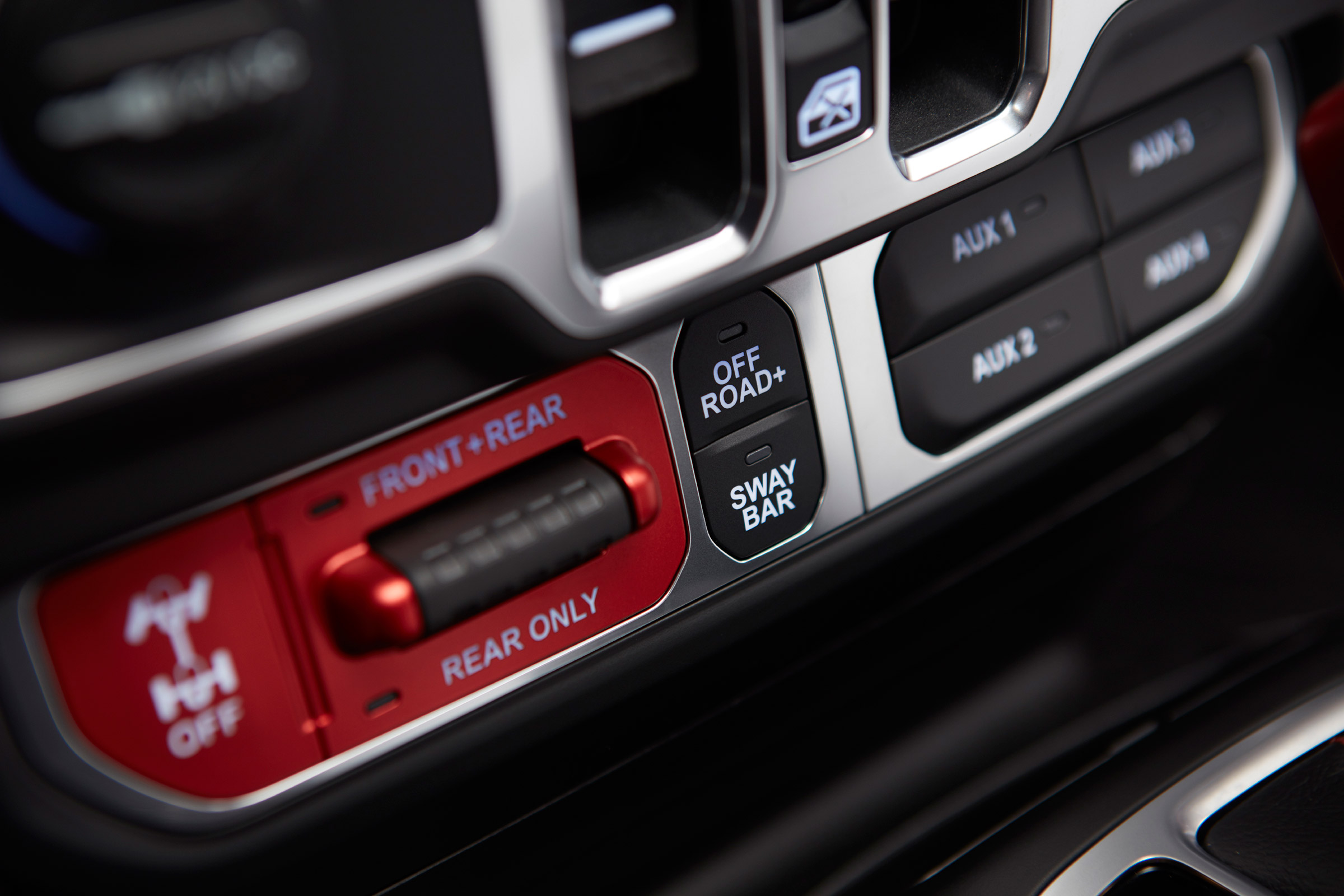 Jeep Gladiator - interior detail