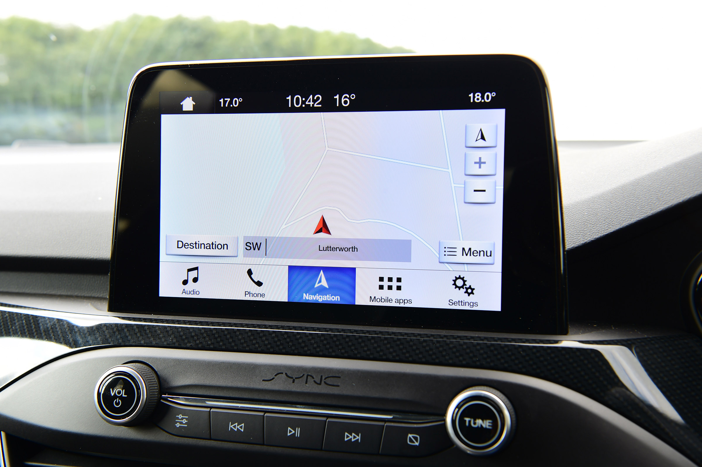 Ford Focus ST Estate - sat-nav