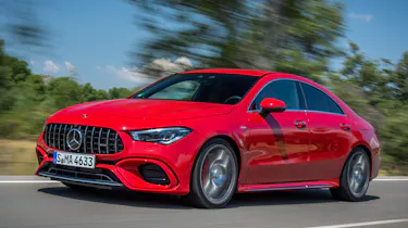 Mercedes-AMG CLA 45 S - front tracking