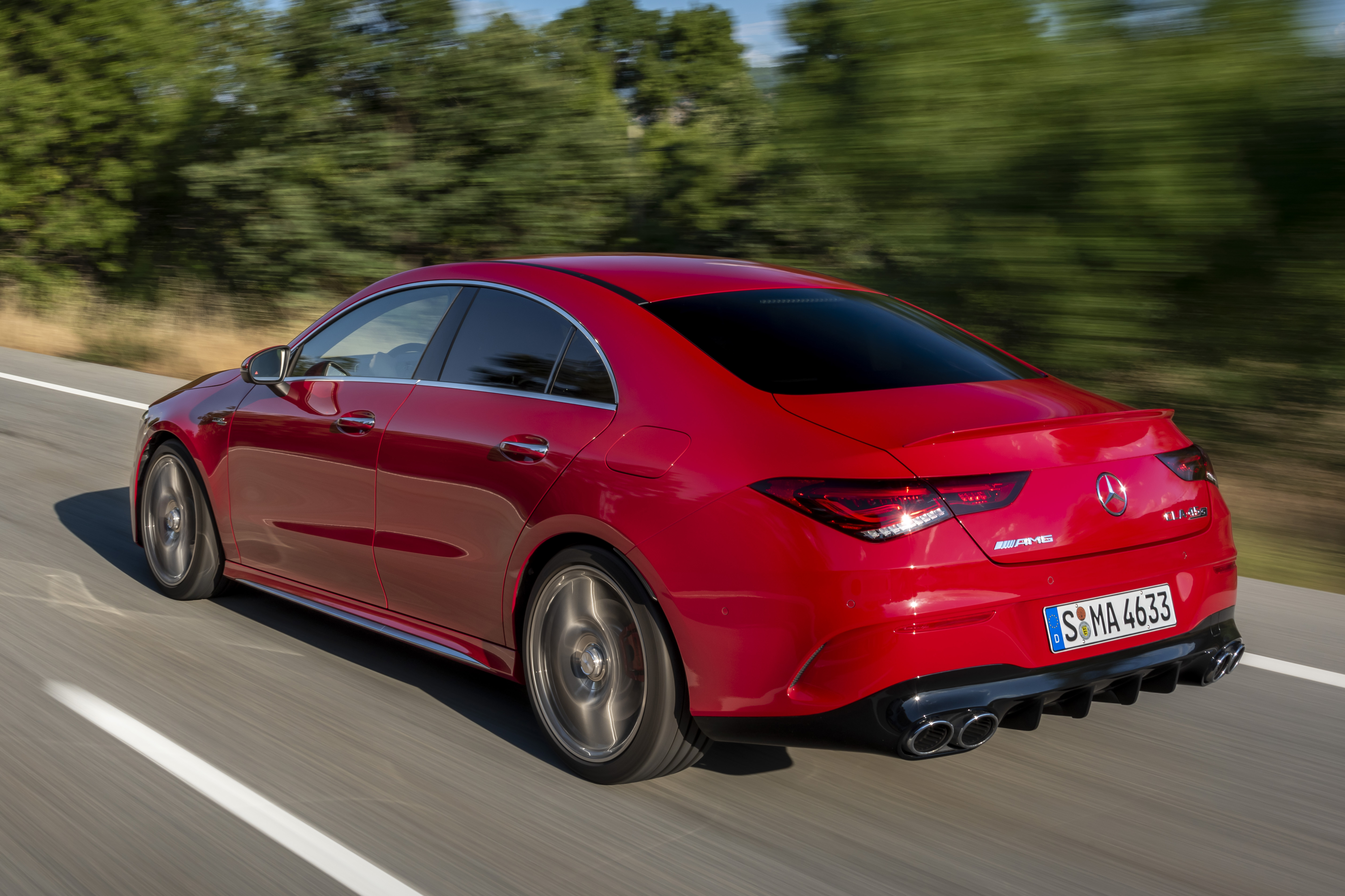 Mercedes-AMG CLA 45 S - rear tracking