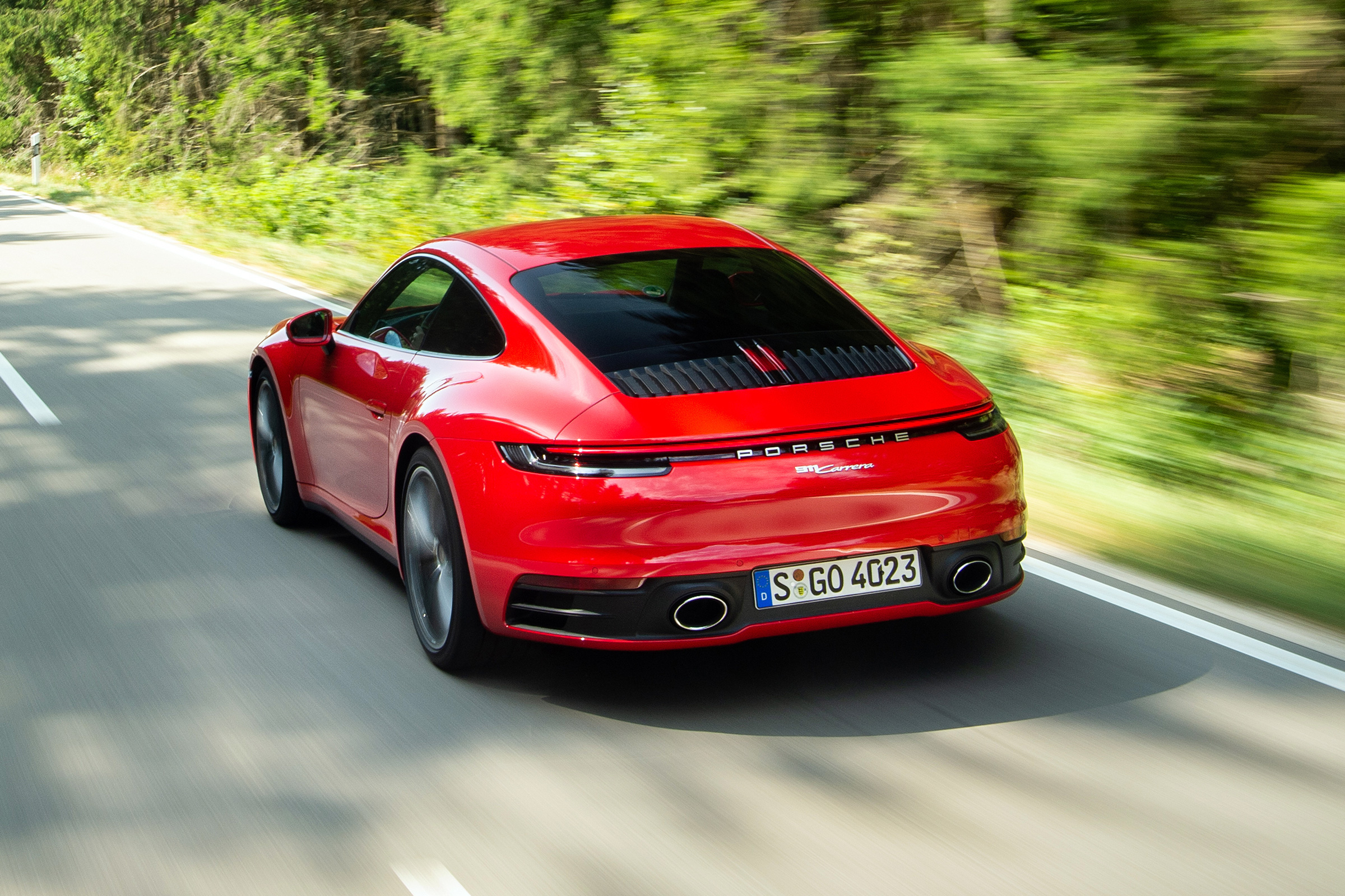 Porsche 911 Carrera - rear tracking