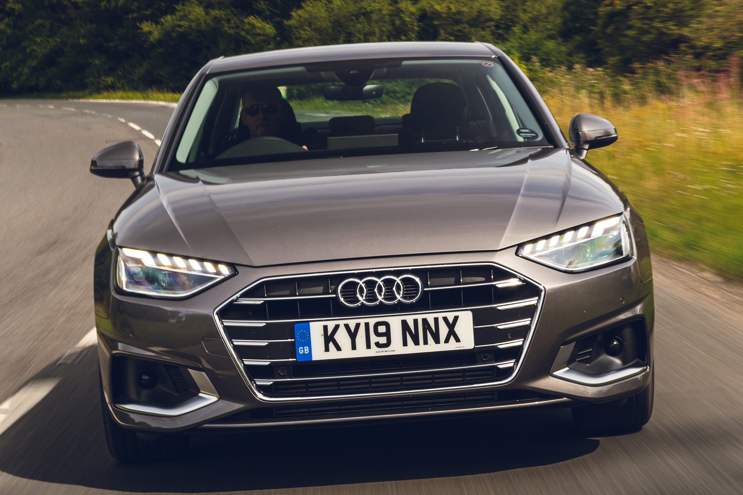 Audi A4 Saloon 35 TFSI S tronic Sport - front tracking 