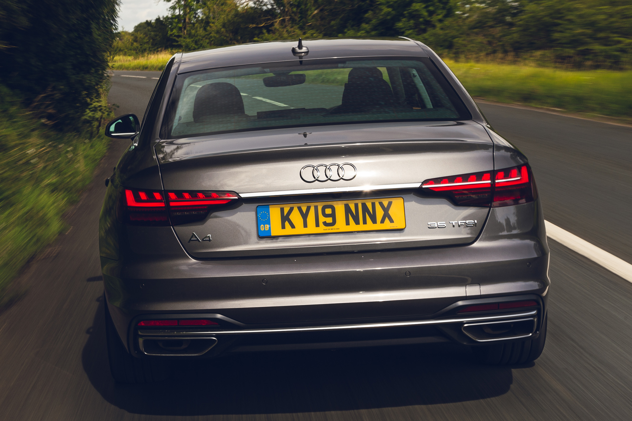 Audi A4 Saloon 35 TFSI S tronic Sport - rear tracking