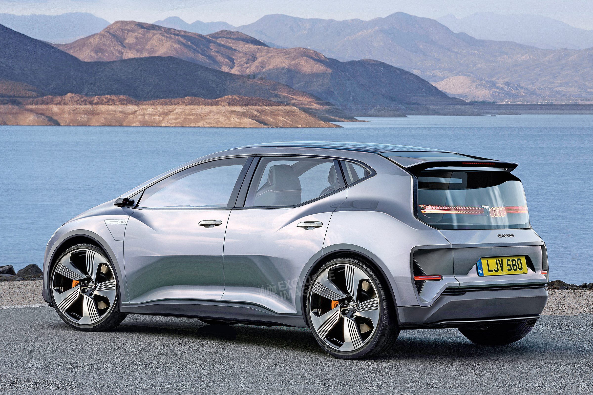 Audi e-tron compact hatch - rear