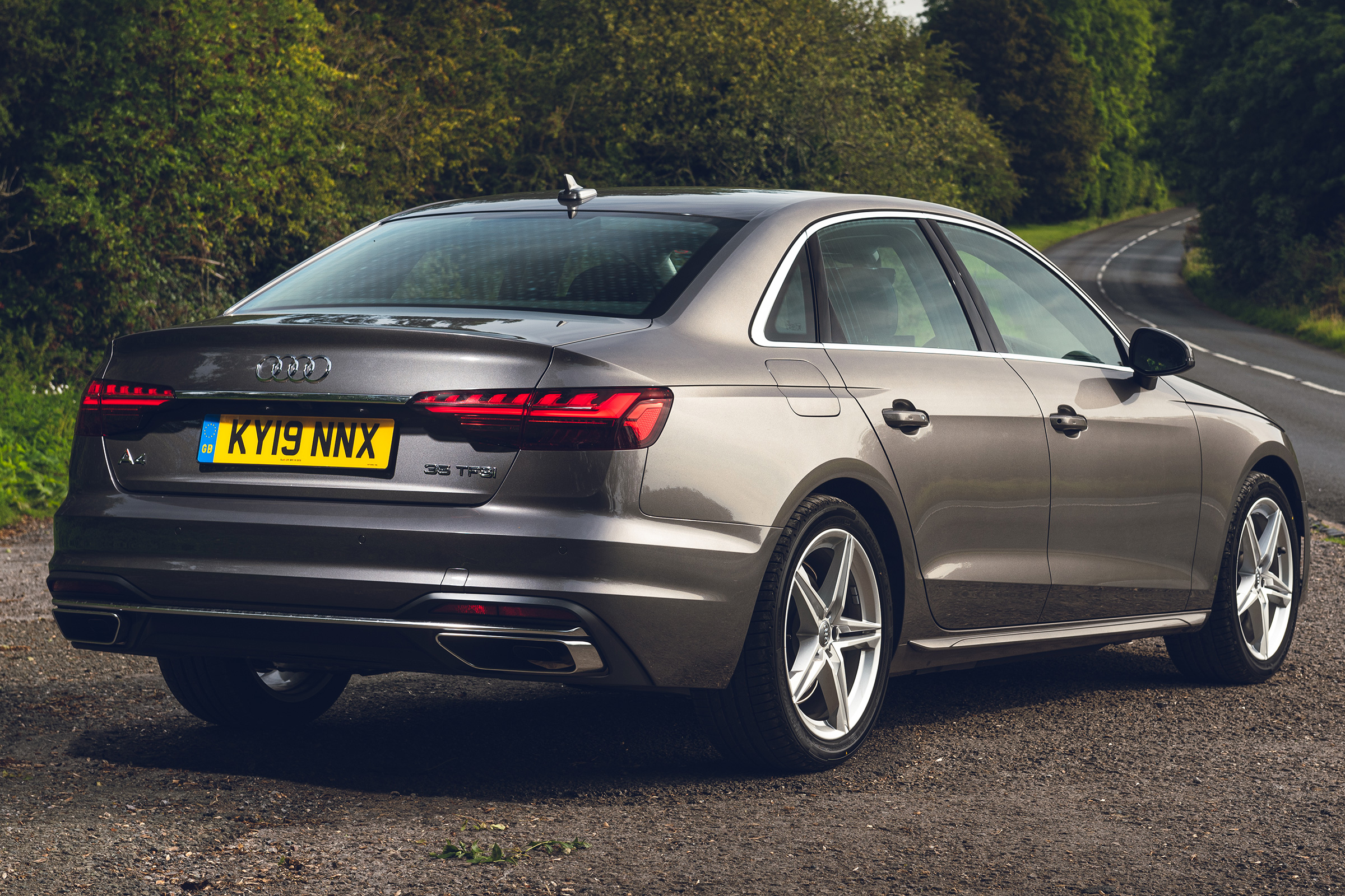 Audi A4 Saloon 35 TFSI S tronic Sport - rear 3/4 static