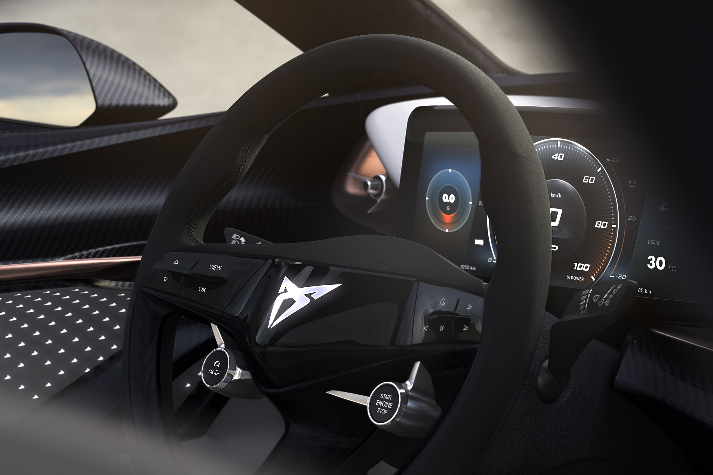 Cupra frankfurt concept interior teaser
