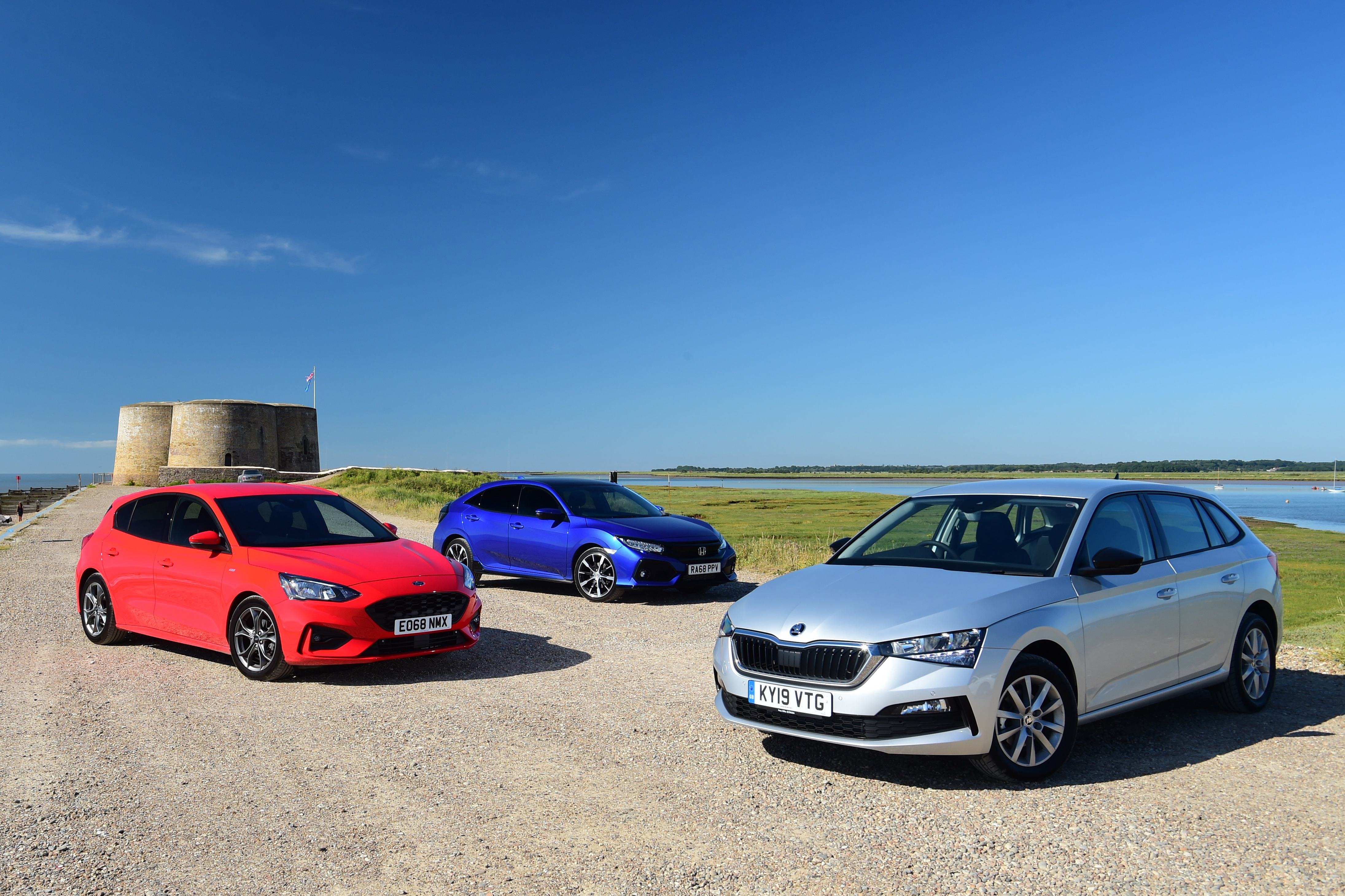 Skoda Scala vs Honda Civic vs Ford Focus - main