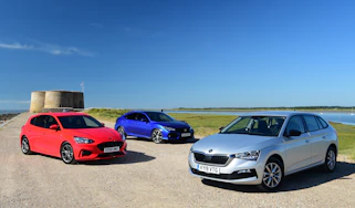 Skoda Scala vs Honda Civic vs Ford Focus - main