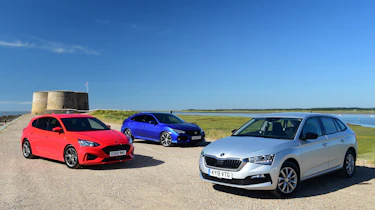 Skoda Scala vs Honda Civic vs Ford Focus - main