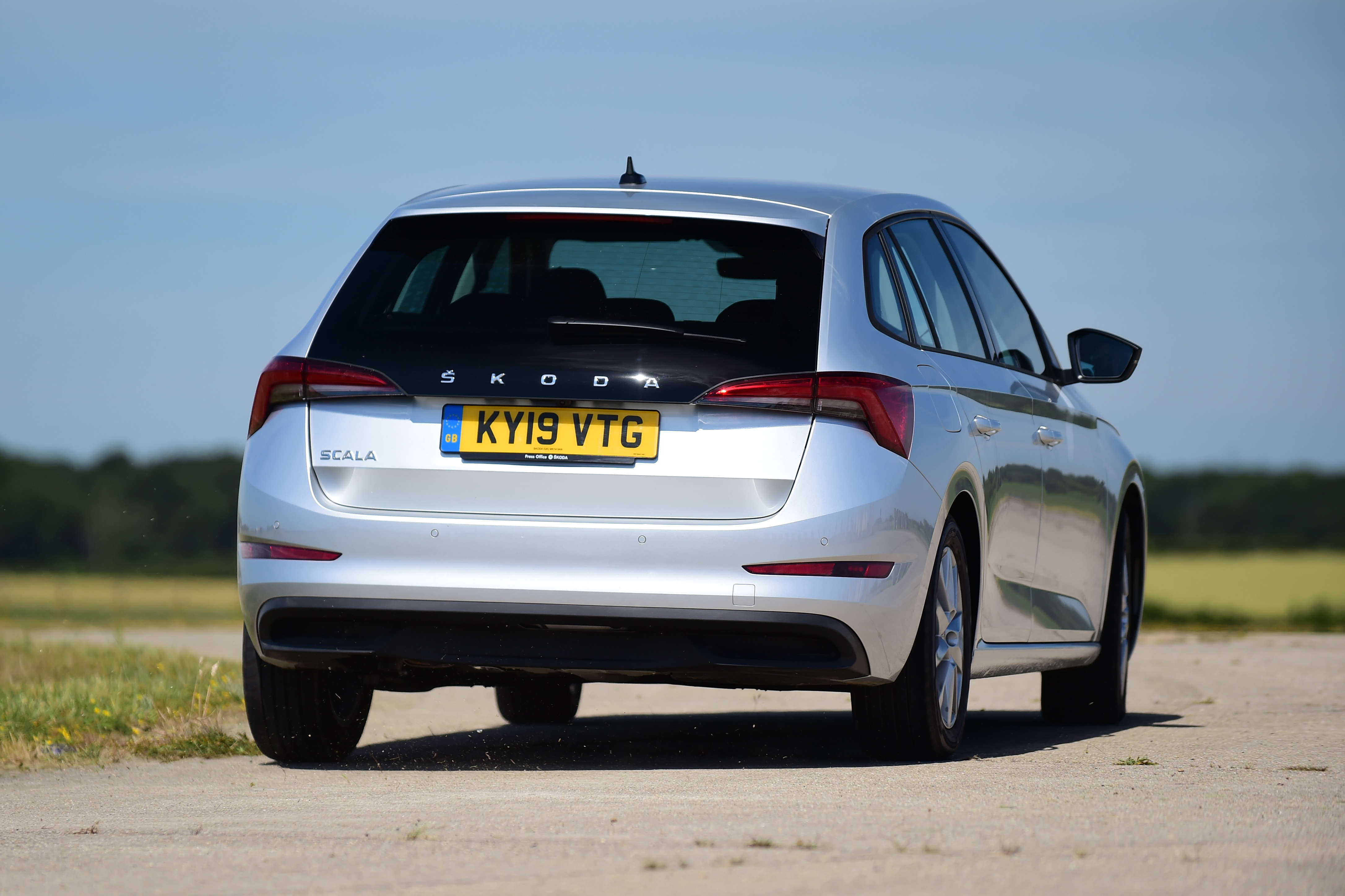 Skoda Scala - rear cornering