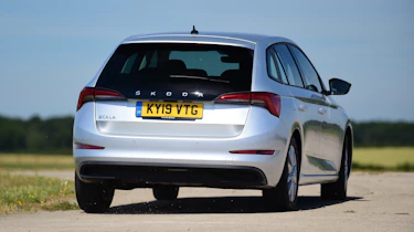 Skoda Scala - rear cornering