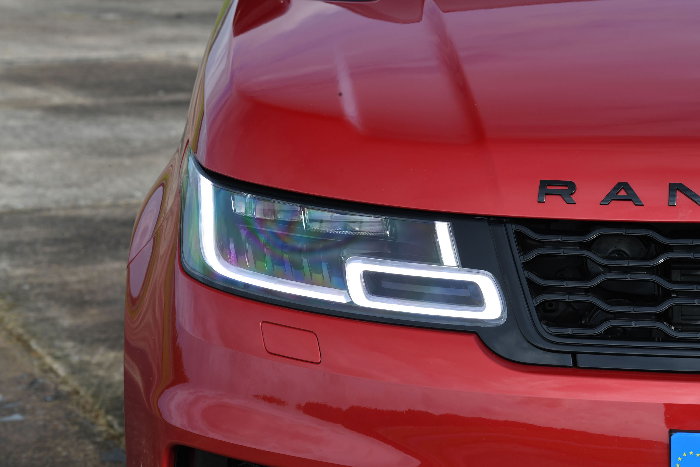 Range Rover Sport headlight