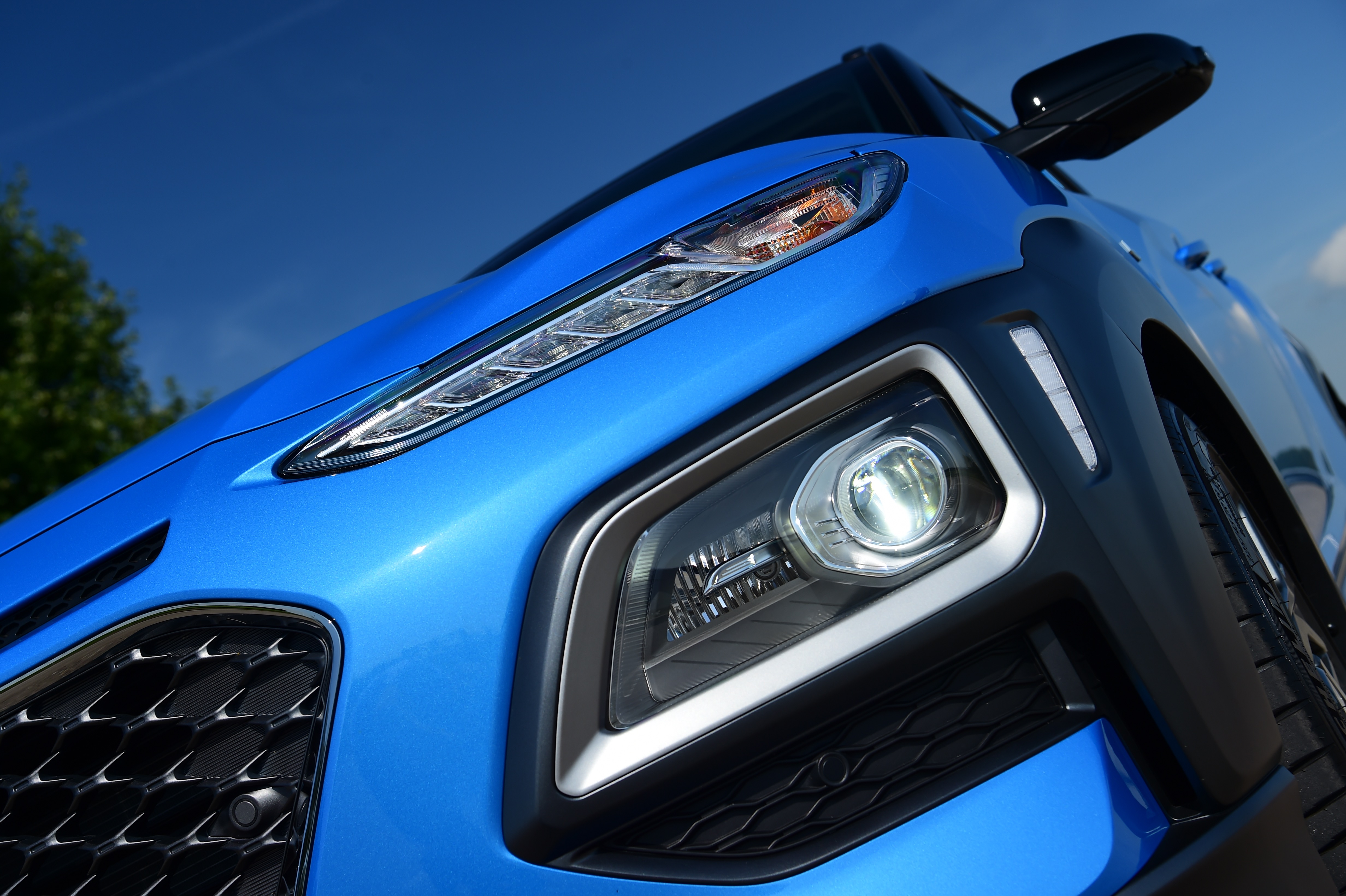 Hyundai Kona Hybrid - headlight