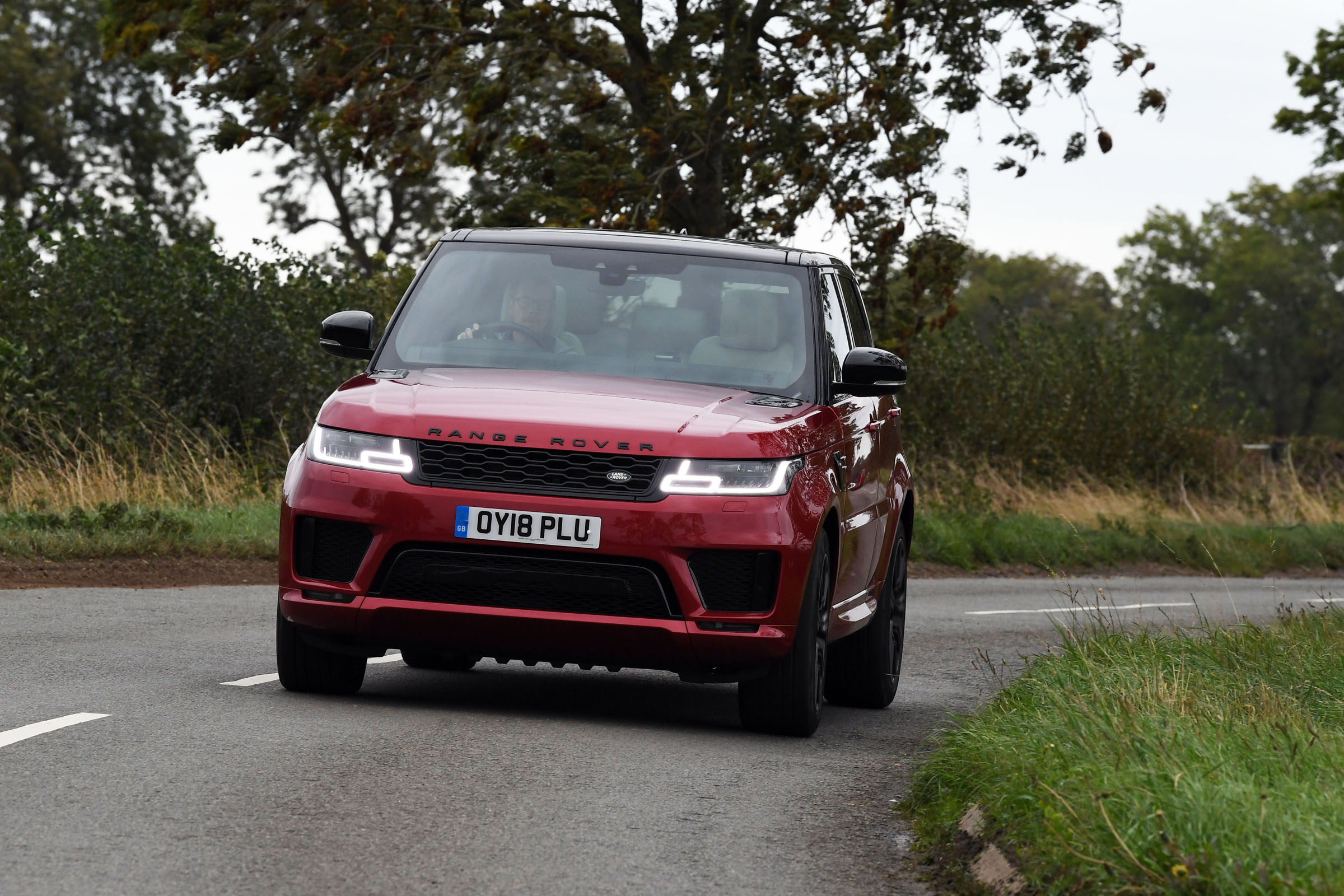 Range Rover Sport cornering