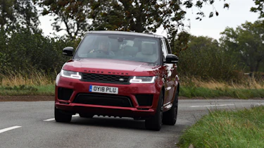 Range Rover Sport cornering