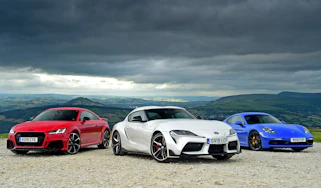 Toyota Supra vs Porsche Cayman vs Audi TT RS